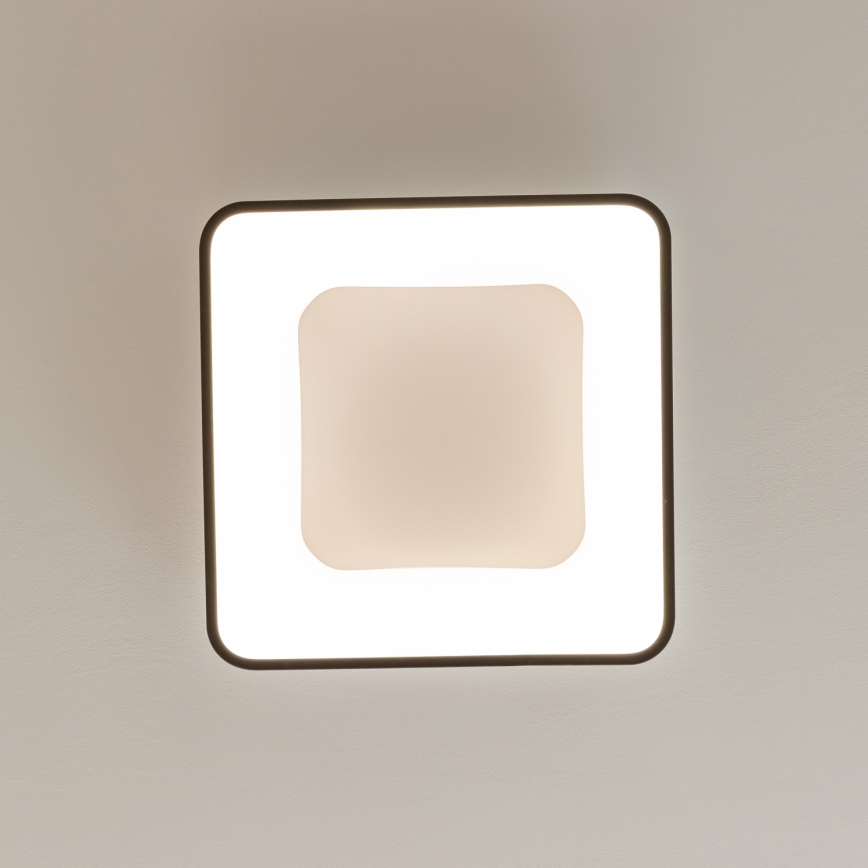 Brilagi - Plafon LED dimerizável FALCON II LED/80W/230V 3000-6500K 40x40 cm preto + controlo remoto