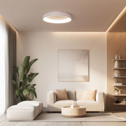 Brilagi - Luminária de teto LED dimerizável FALCON II LED/99W/230V 3000-6500K Ø 60 cm branca + controlo remoto