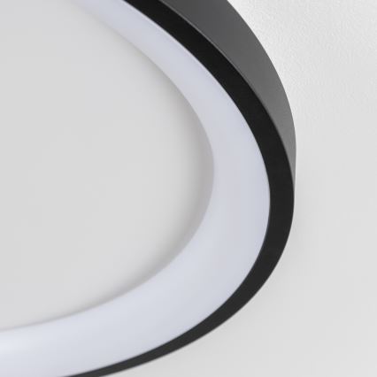 Brilagi - Candeeiro de tecto LED regulável FALCON SLIM LED/42W/230V 3000-6500K Ø 50 cm preto + comando remoto