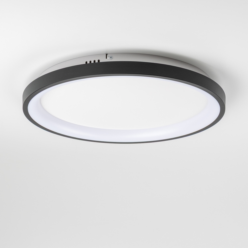 Brilagi - Candeeiro de tecto LED regulável FALCON SLIM LED/42W/230V 3000-6500K Ø 50 cm preto + comando remoto