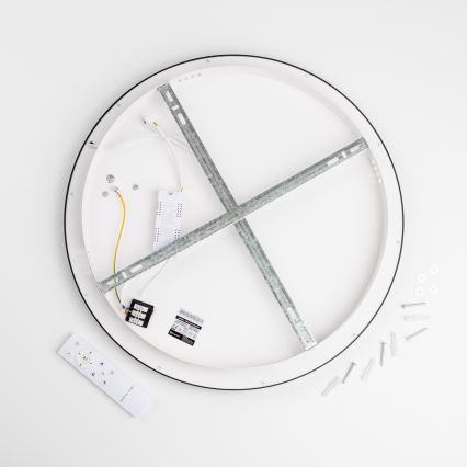 Brilagi - Candeeiro de tecto LED regulável FALCON SLIM LED/42W/230V 3000-6500K Ø 50 cm preto + comando remoto