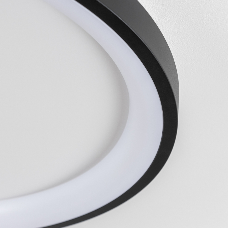 Brilagi - Candeeiro de teto LED regulável FALCON SLIM LED/42W/230V 3000-6500K Ø 50 cm preto + controlo remoto