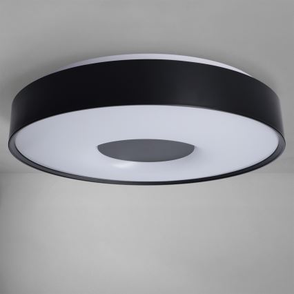 Brilagi - Candeeiro de tecto LED dimerizável JAMIS LED/48W/230V 3000-6500K Ø 39 cm preto + controlo remoto