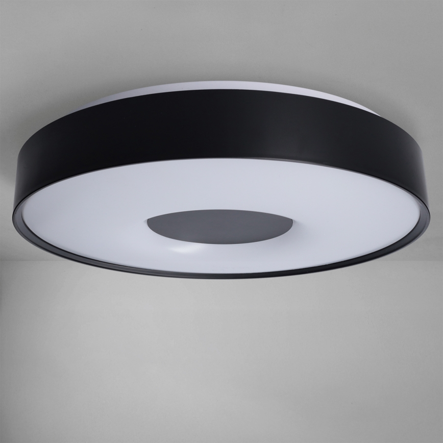Brilagi - Candeeiro de tecto LED dimerizável JAMIS LED/48W/230V 3000-6500K Ø 39 cm preto + controlo remoto