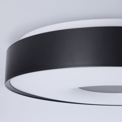 Brilagi - Candeeiro de tecto LED dimerizável JAMIS LED/48W/230V 3000-6500K Ø 39 cm preto + controlo remoto