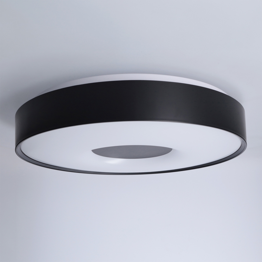 Brilagi - Candeeiro de tecto LED dimerizável JAMIS LED/48W/230V 3000-6500K Ø 39 cm preto + controlo remoto