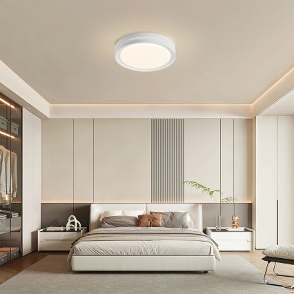 Brilagi - Candeeiro de teto LED dimerizável KREON LED/54W/230V 3000-6000K branco, diâmetro 38 cm + controlo remoto