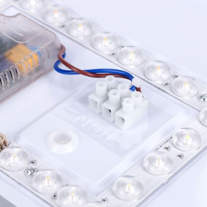 Brilagi - Candeeiro de teto LED regulável LUCIA LED/48W/230V 3000-6500K Ø 41 cm castanho + controlo remoto
