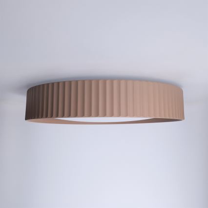 Brilagi - Candeeiro de teto LED regulável LUCIA LED/48W/230V 3000-6500K Ø 41 cm castanho + controlo remoto