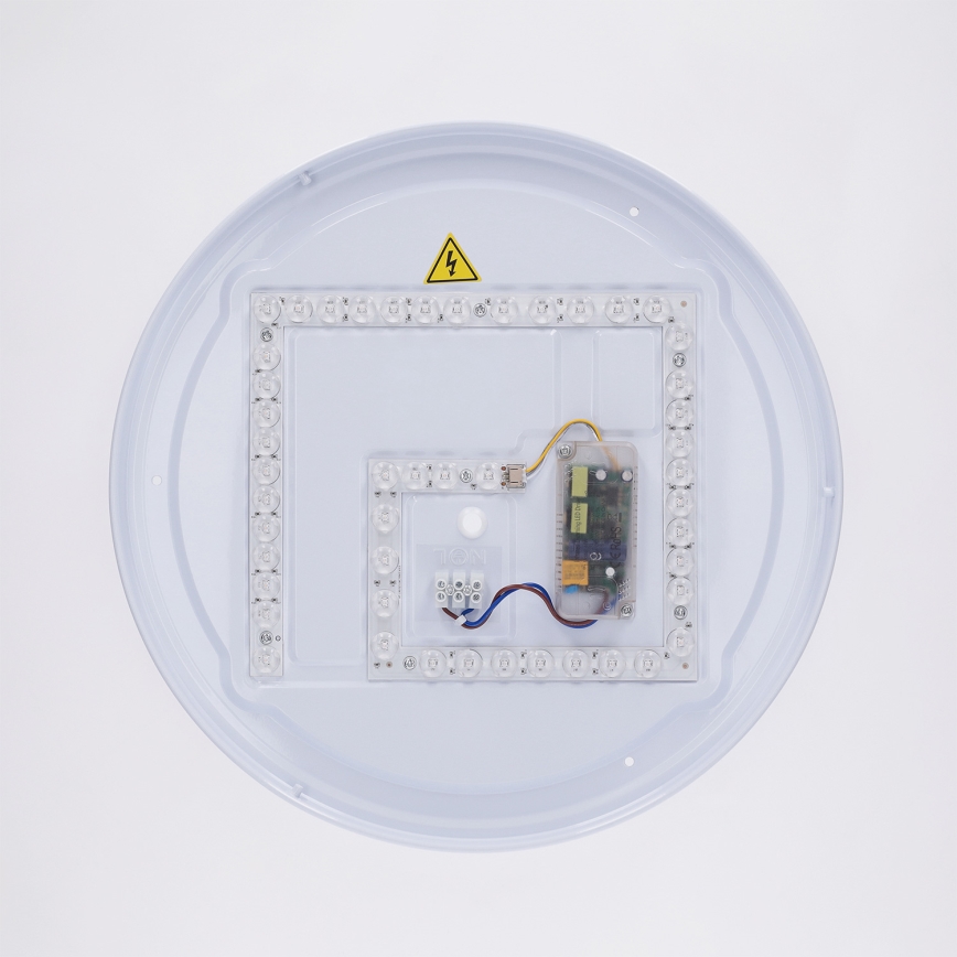 Brilagi - Candeeiro de teto LED regulável LUCIA LED/48W/230V 3000-6500K Ø 41 cm castanho + controlo remoto