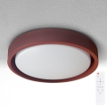 Brilagi - Luminária de teto LED regulável MATTEO LED, 48 W, 230 V, 3000-6500 K, Ø 41 cm, vermelha + controlo remoto