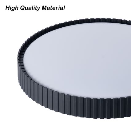 Brilagi - Candeeiro de tecto LED dimerizável ORINO LED/54W/230V 3000-6000K preto Ø 43 cm + comando remoto