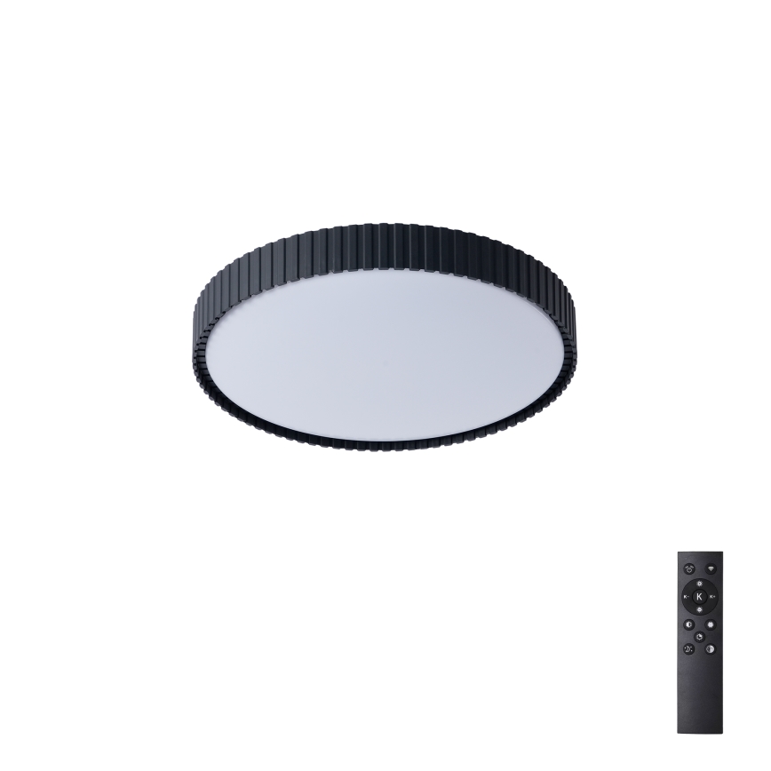 Brilagi - Candeeiro de tecto LED dimerizável ORINO LED/54W/230V 3000-6000K preto Ø 43 cm + comando remoto