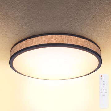 Brilagi - Luminária de teto LED regulável ROSA LED/48W/230V 3000-6500K diâmetro 38 cm + comando à distância