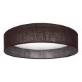 Brilagi - Luminária de teto LED regulável VELVET SMARTIX LED/36W/230V 3000-6000K diâmetro 55 cm castanho Wi-Fi Tuya Beacon + controlo remoto