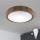 Brilagi - Luminária de teto LED RGBW dimerizável CARVALHO SLIM 1xE27/9W/230V 2700-6500K Wi-Fi carvalho, diâmetro 27 cm