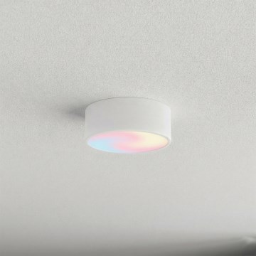 Brilagi - Luminária de teto LED RGBW regulável CLARE 1xE27/9W/230V 2700-6500K Ø 20 cm Wi-Fi branca