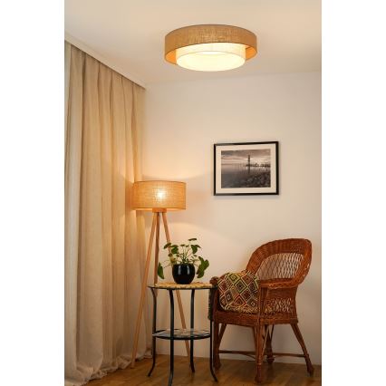 Brilagi - Luminária de Teto LED SHINE LED/24W/230V diâmetro 60 cm bege/creme