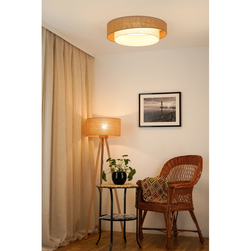 Brilagi - Luminária de Teto LED SHINE LED/24W/230V diâmetro 60 cm bege/creme