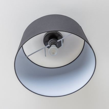 Brilagi - Luminária de teto LED sobreposta CERIA 1xE27/40W/230V Ø 45 cm preta