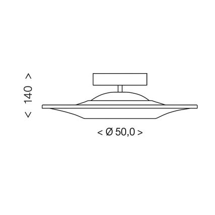 Brilagi - Luminária de teto LED sobreposta VERANO LED/38W/230V