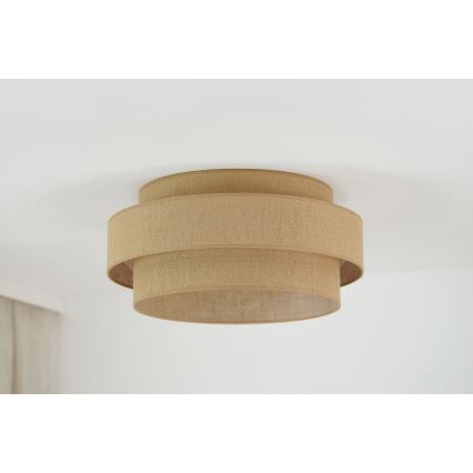 Brilagi - Luminária de Teto LED SPACE YUTE LED/12W/230V diâmetro 50 cm 3000K/4000K/6400K bege