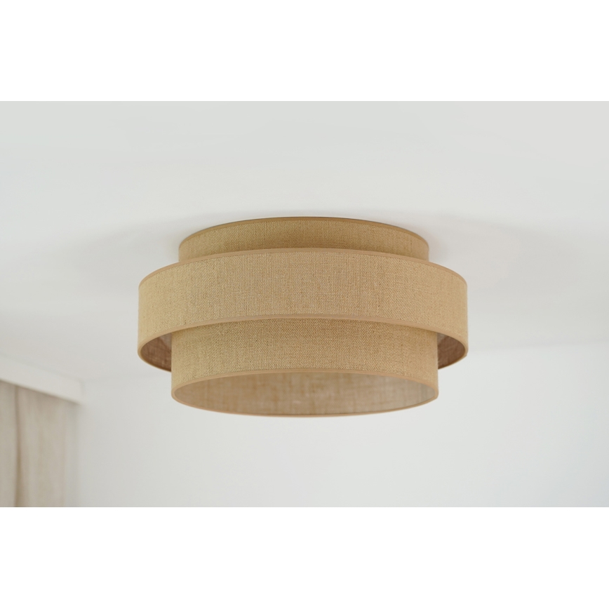 Brilagi - Luminária de Teto LED SPACE YUTE LED/12W/230V diâmetro 50 cm 3000K/4000K/6400K bege