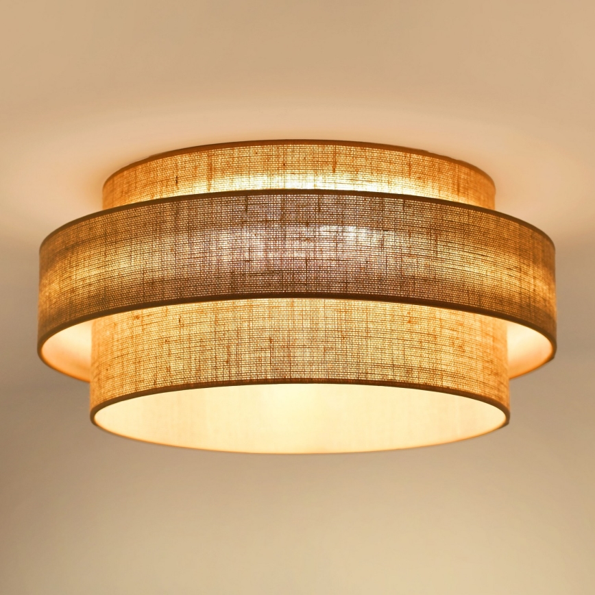 Brilagi - Luminária de Teto LED SPACE YUTE LED/12W/230V diâmetro 50 cm 3000K/4000K/6400K bege