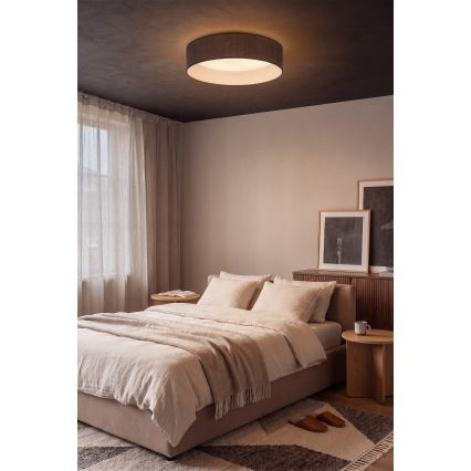 Brilagi - Luminária de teto LED VELVET SIMPLE LED/24W/230V 3000K Ø 45 cm castanha