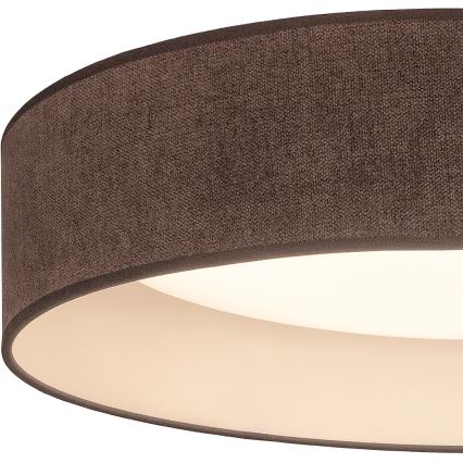 Brilagi - Luminária de teto LED VELVET SIMPLE LED/24W/230V 3000K Ø 45 cm castanha