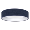Brilagi - Luminária de teto LED VELVET VARI LED/24W/230V 3000/4000/6500K Ø 45 cm azul