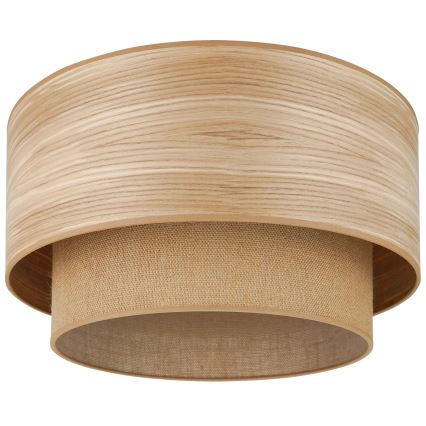 Brilagi - Luminária de teto MONTANA BOHO 1xE27/15W/230V diâmetro 45 cm castanho