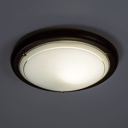 Brilagi - Luminária de teto ORBIS 1xE27/60W/230V diâmetro 30 cm pinho