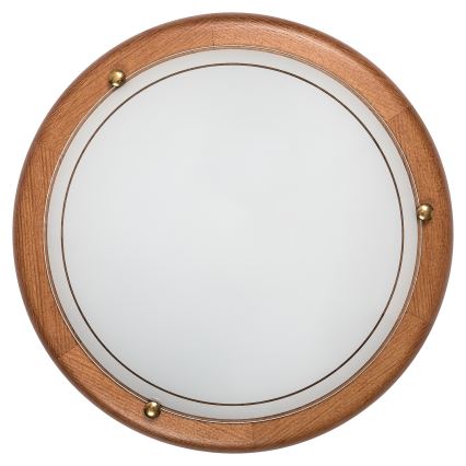 Brilagi - Luminária de teto ORBIS 1xE27/60W/230V Ø 30 cm pinho