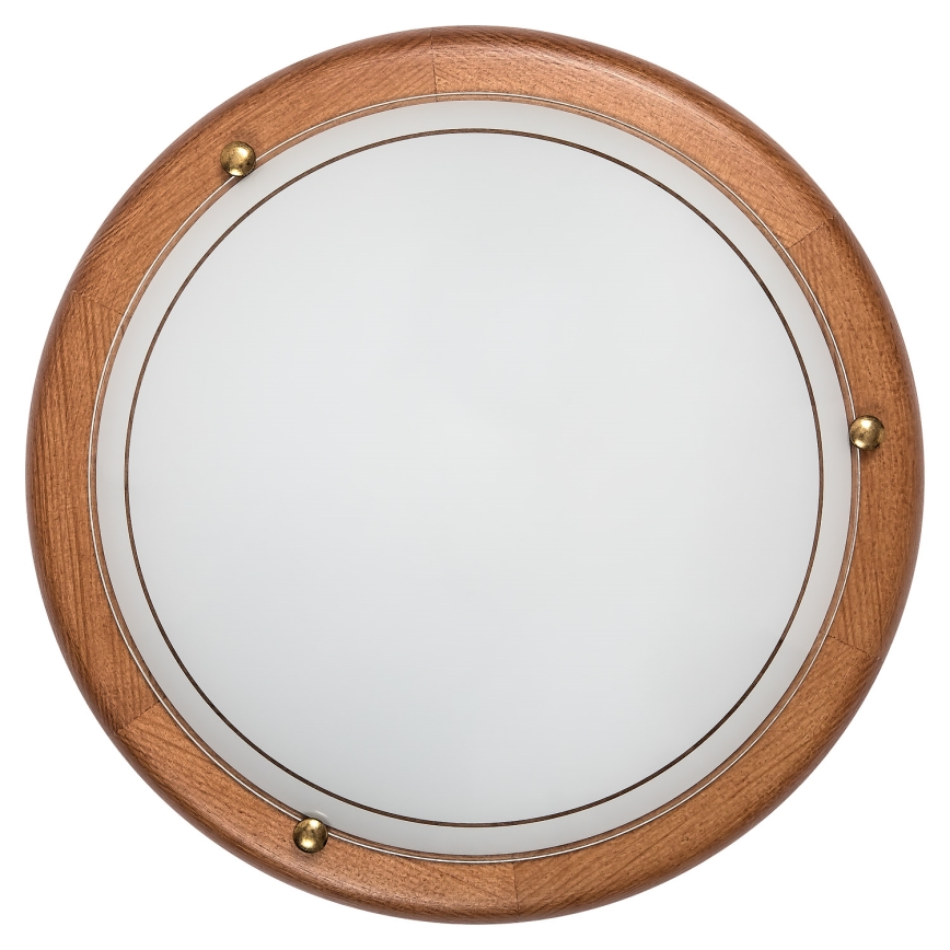 Brilagi - Luminária de teto ORBIS 1xE27/60W/230V Ø 30 cm pinho