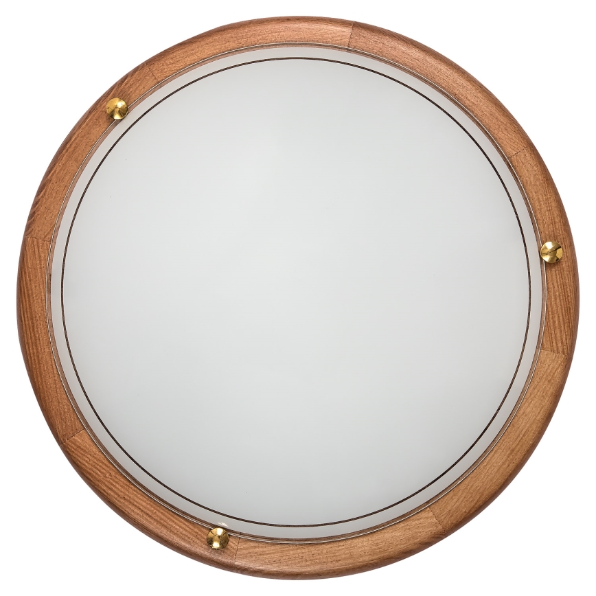 Brilagi - Luminária de teto ORBIS 2xE27/60W/230V Ø 38 cm em pinho