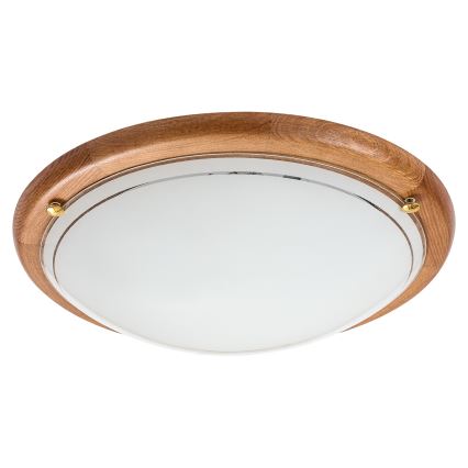 Brilagi - Luminária de teto ORBIS 2xE27/60W/230V Ø 38 cm em pinho