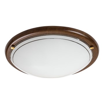 Brilagi - Luminária de teto ORBIS 2xE27/60W/230V Ø 38 cm pinho