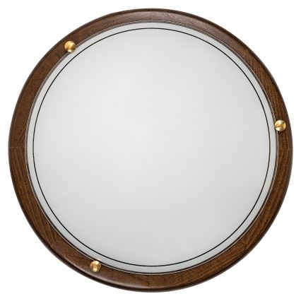 Brilagi - Luminária de teto ORBIS 2xE27/60W/230V Ø 38 cm pinho