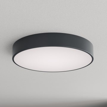 Brilagi - Luminária de teto para casa de banho CLARE com sensor de movimento e de crepúsculo, 4xE27/24W/230V, Ø 50 cm, antracite, IP54