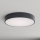 Brilagi - Luminária de teto para casa de banho CLARE com sensor de movimento e de crepúsculo, 4xE27/24W/230V, Ø 50 cm, antracite, IP54