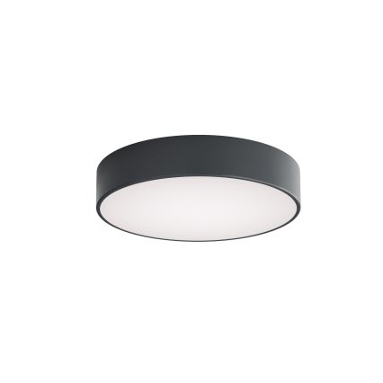 Brilagi - Luminária de teto para casa de banho com sensor de movimento e crepuscular CLARE 3xE27/24W/230V Ø 40 cm antracite IP54