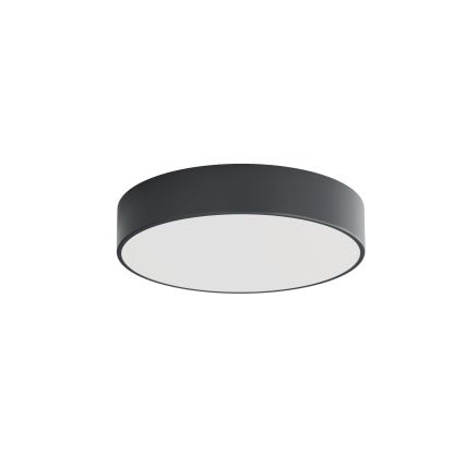 Brilagi - Luminária de teto para casa de banho com sensor de movimento e crepuscular CLARE 3xE27/24W/230V Ø 40 cm antracite IP54