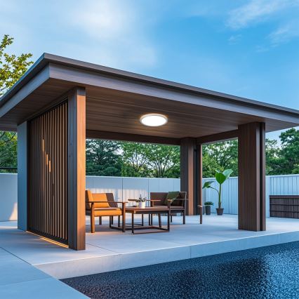 Brilagi - Luminária de tecto para casa de banho ULTRA SLIM LED/24W/230V Ø 42 cm prata IP54