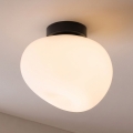 BRILAGI - Luminária de teto PEBBLES 1xE27/40W/230V diâmetro 30 cm preta