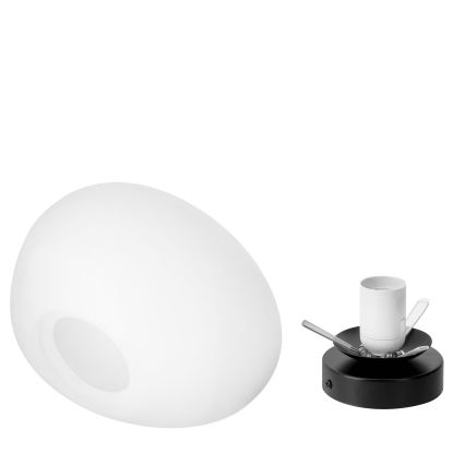 BRILAGI - Luminária de teto PEBBLES 1xE27/40W/230V diâmetro 30 cm preta