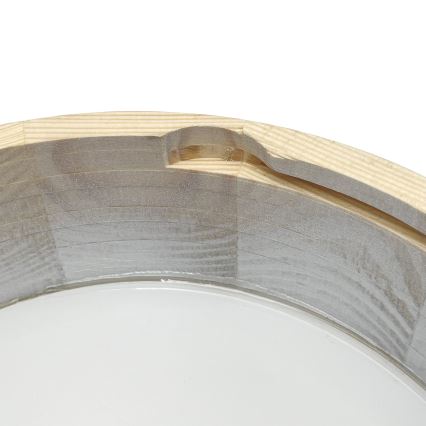 Brilagi - Luminária de teto PINO 1xE27/15W/230V pinho/prateado Ø 27,5 cm