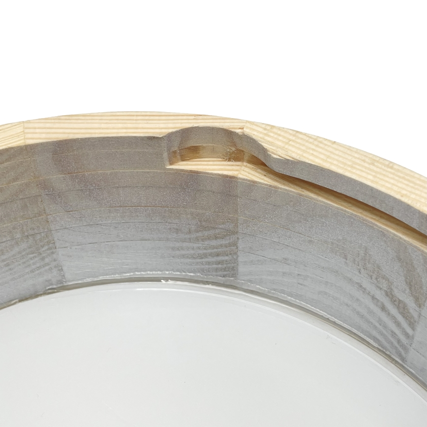 Brilagi - Luminária de teto PINO 1xE27/15W/230V pinho/prateado Ø 27,5 cm