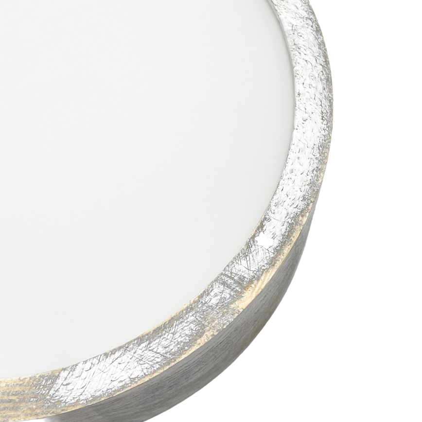 Brilagi - Luminária de teto PINO 1xE27/15W/230V pinho/prateado Ø 27,5 cm