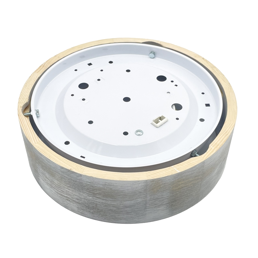 Brilagi - Luminária de teto PINO 1xE27/15W/230V pinho/prateado Ø 27,5 cm